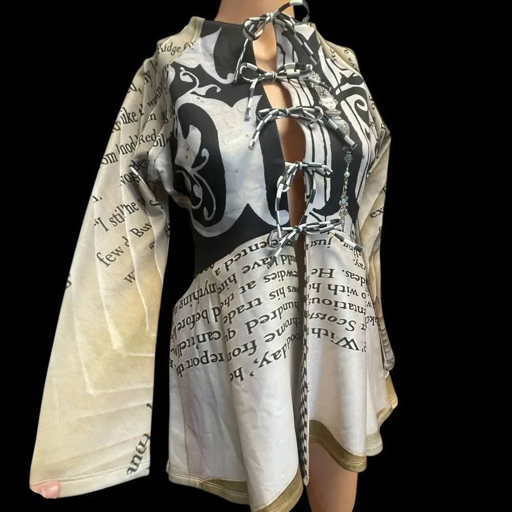 IPNG US 4/6 Stylish Black and‎ White Women's Jacket